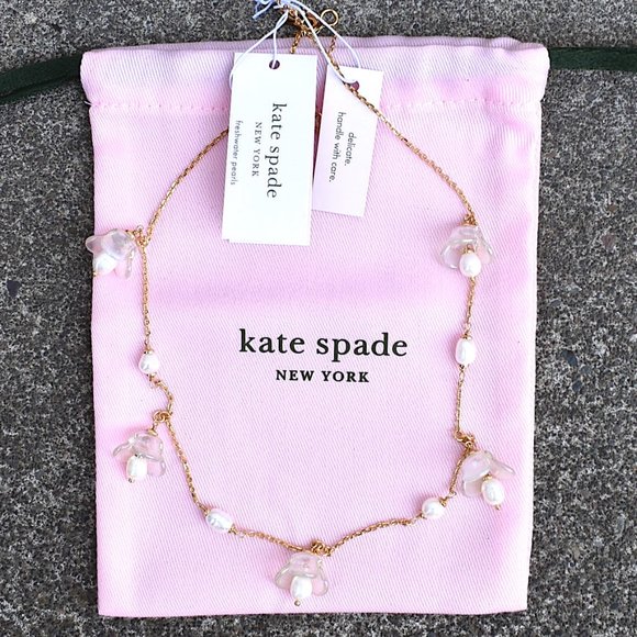 kate spade | painted petal scatter necklace - Picture 2 of 10